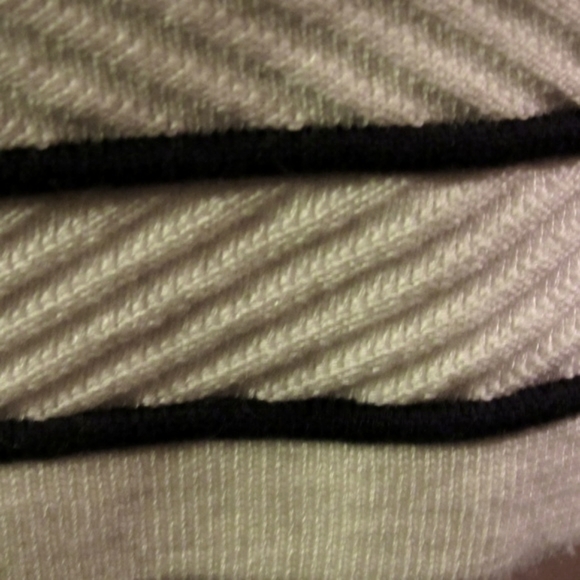 ❣️ Sexy Bodycon Cream-Black Stripe Texture Pencil Skirt - MJ - Picture 6 of 8